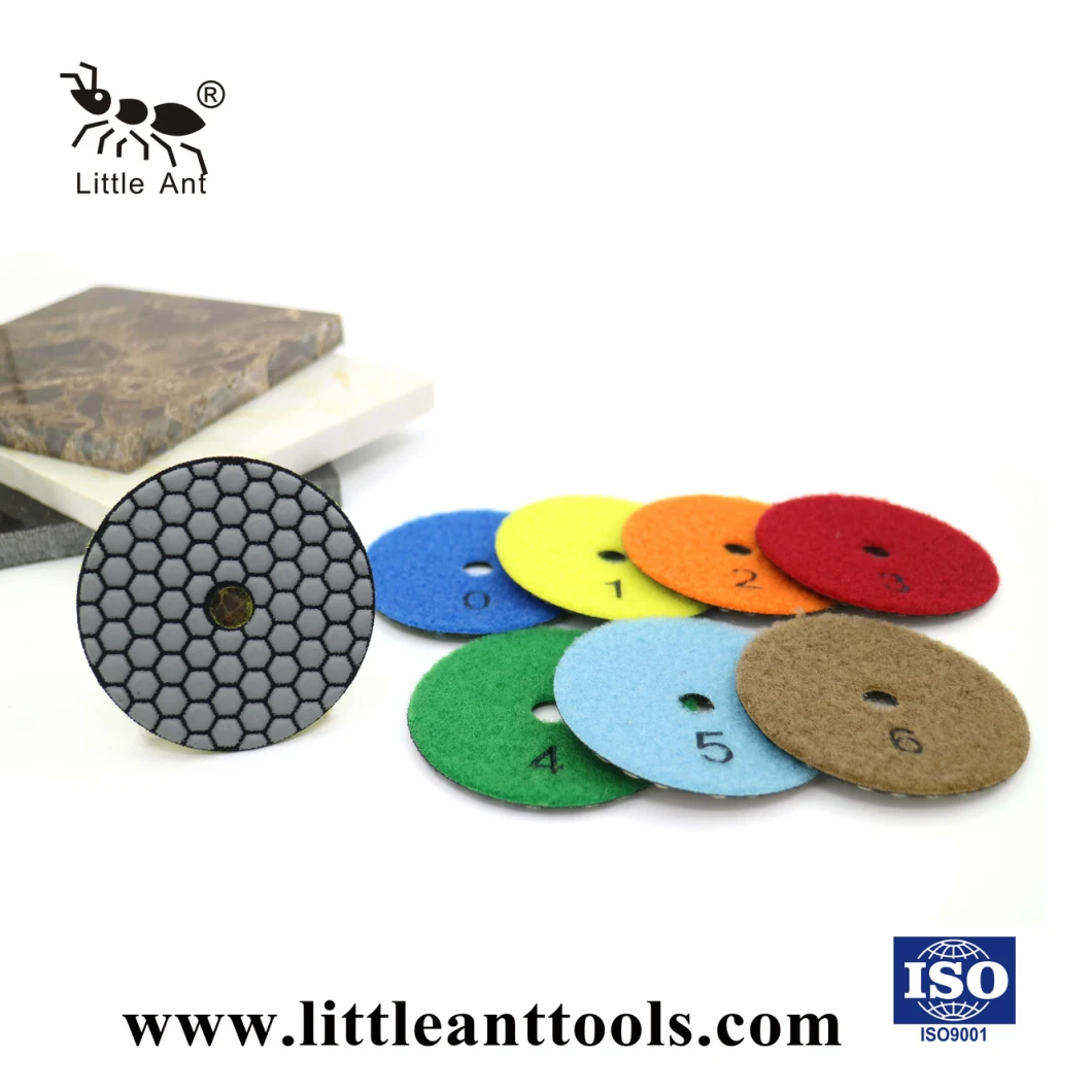 3 Inches 80mm Diamond Resin Dry Polishing Pad for Marble, Granite