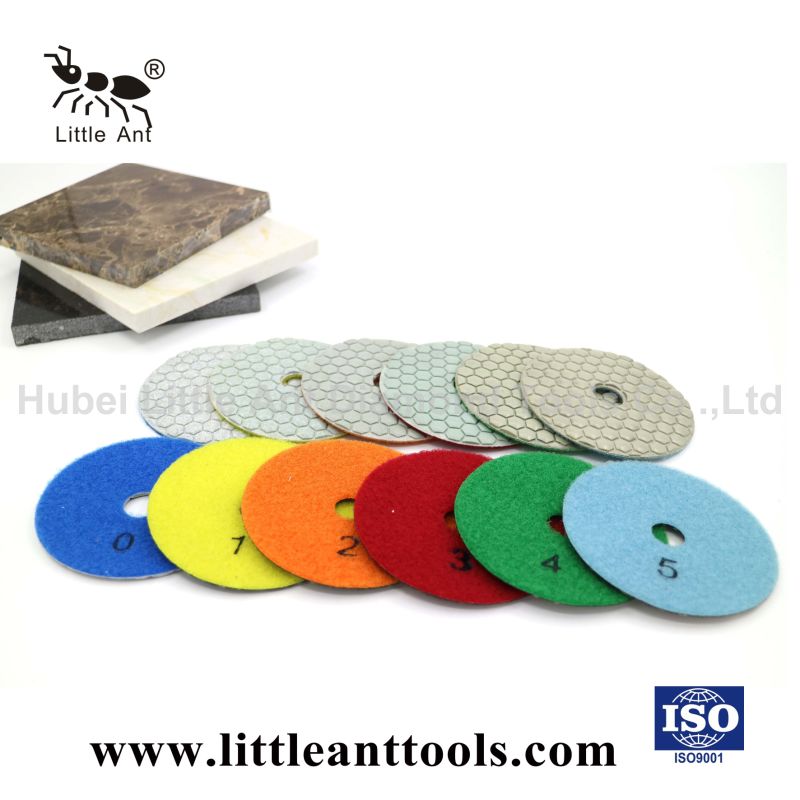 3"/80mm Dry Pressed Polishing Pads for Marble, Granite, Terrazzo