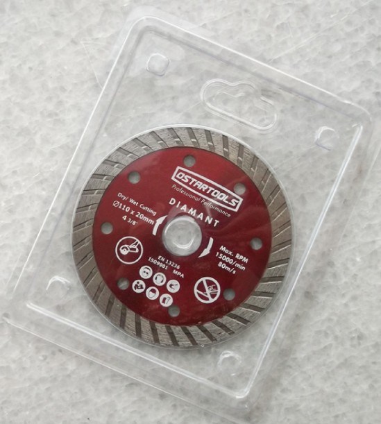 Diamond Flat Turbo Saw Blades for Dry and Wet Cutting