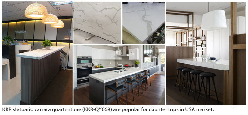 Caesar Stone 3cm Artificial Quartz Stone for Kitchen Countertop