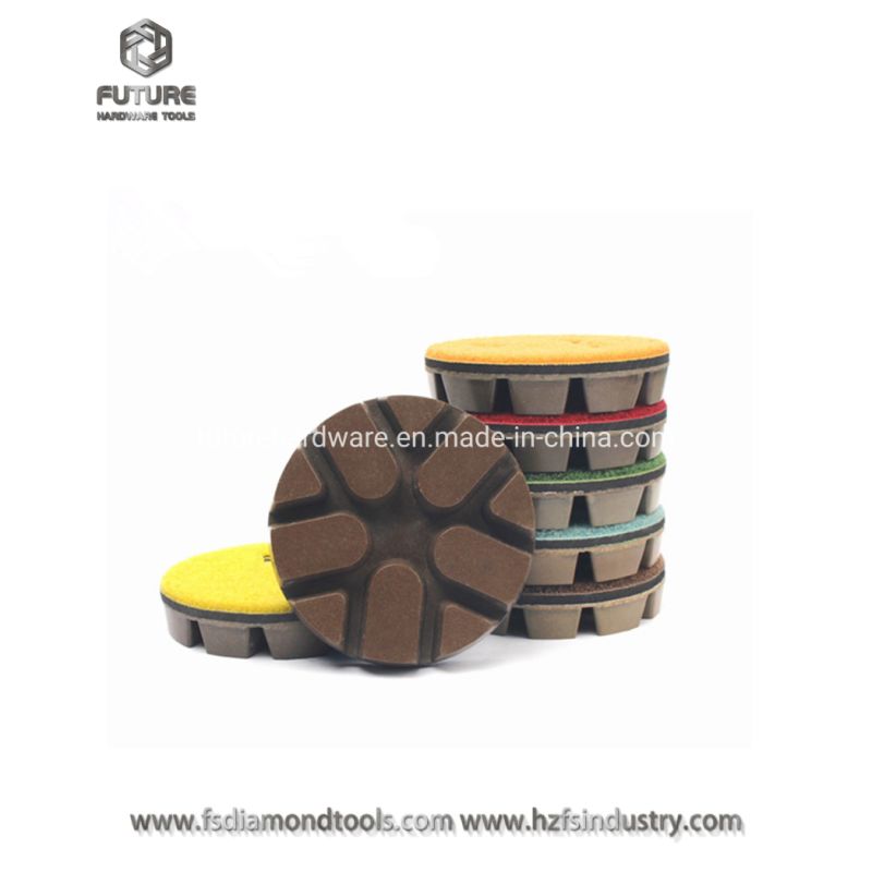3inch Concrete Abrasive Floor Polishing Pads for Wet Use