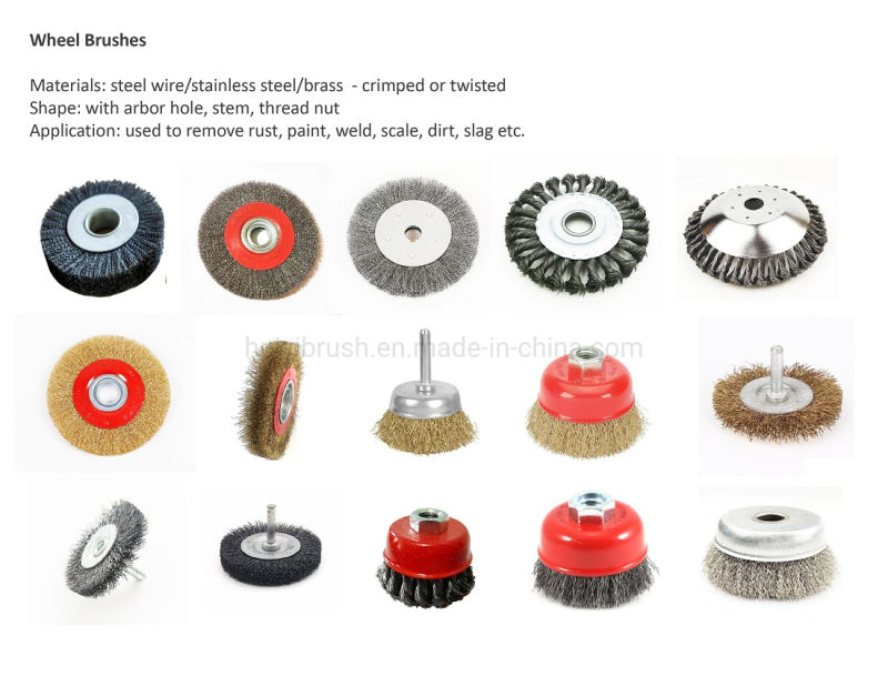 Rotary Abrasive Nylon Wire Polishing Wheel Brush