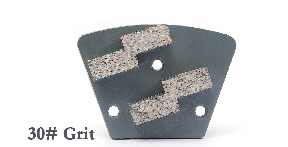 Zlion Trapezoid Metal Pads Diamond Floor Grinding Discs Stone Abrasive Tools