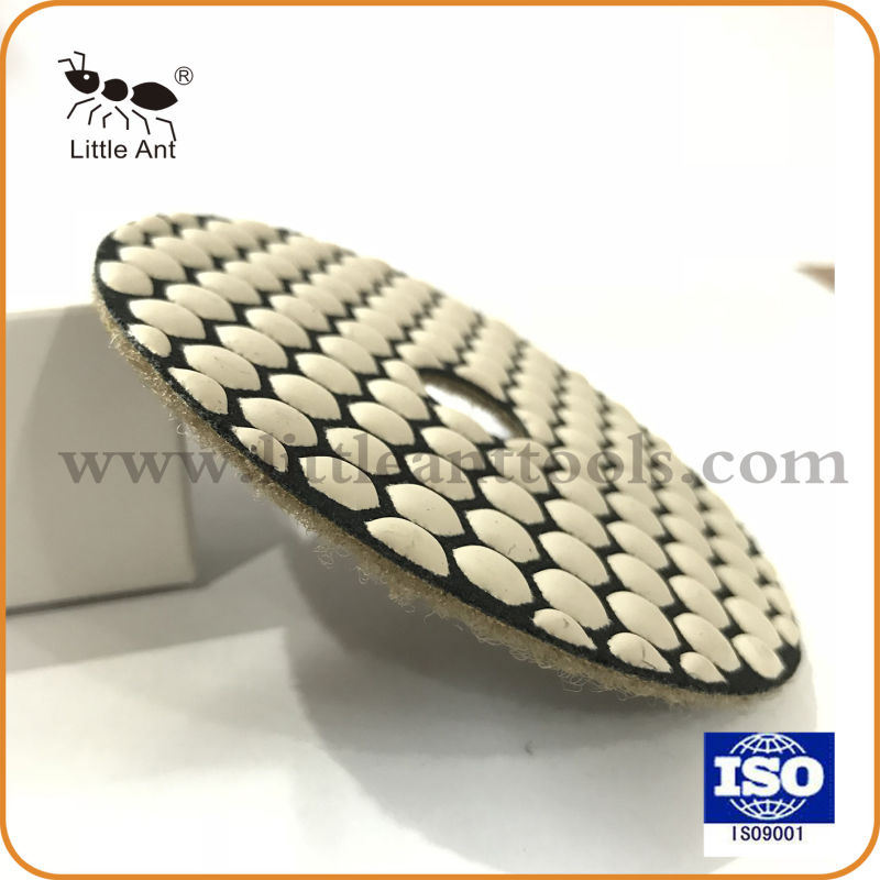 Dry Diamond Resin Abrasive Tools Grinding Plate Polishing Pad for Stone 4"/100mm