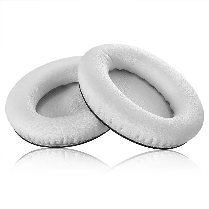 White Leather QC15 Headphone Cushions Ear Pads with Competitive Price
