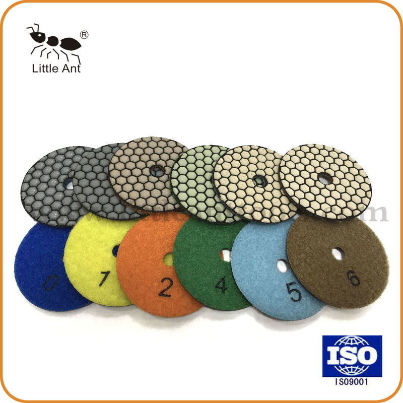 Factory Direct Sell 3'' Dry Diamond Polishing Pad for Concrete