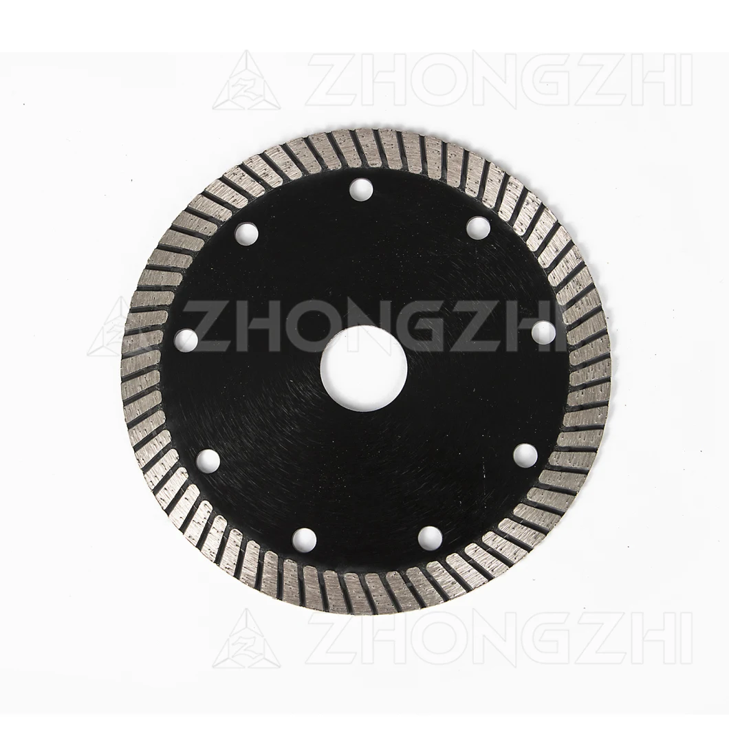 5'' Sintered Narrow Continuous Turbo Rim Diamond Blade for Dry Cutting