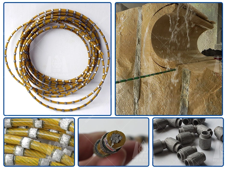 Huazuan Diamond Wire Cutting Rope for Granite Marble Cutting