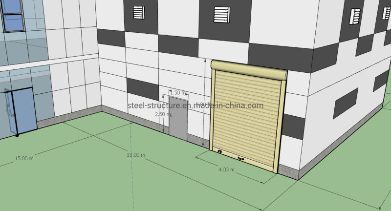 Peb Prefabricated Metal Framed Warehouse Office Construction with Mezzanine Floor