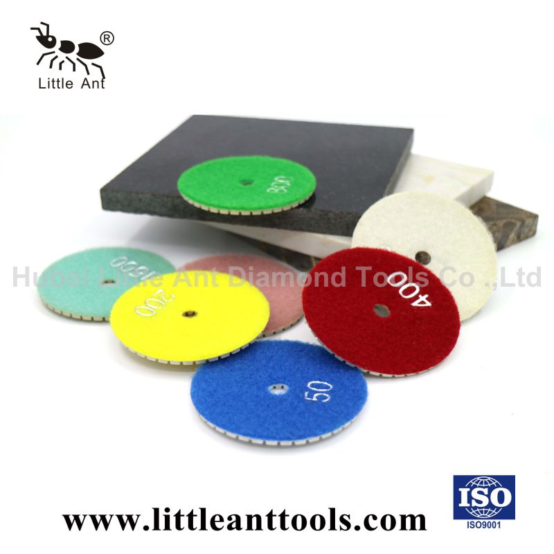 A Grade Wet Use Diamond Flexible Polishing Pad for Different Stone