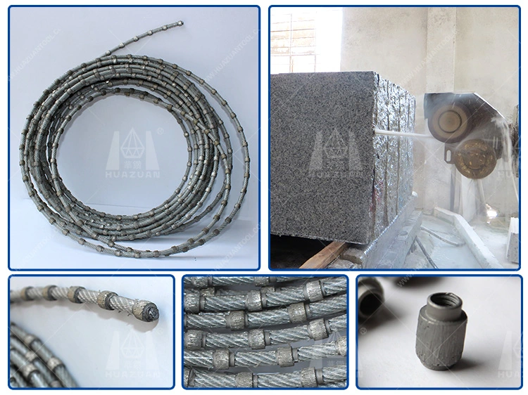 Huazuan Diamond Wire Cutting Rope for Granite Marble Cutting