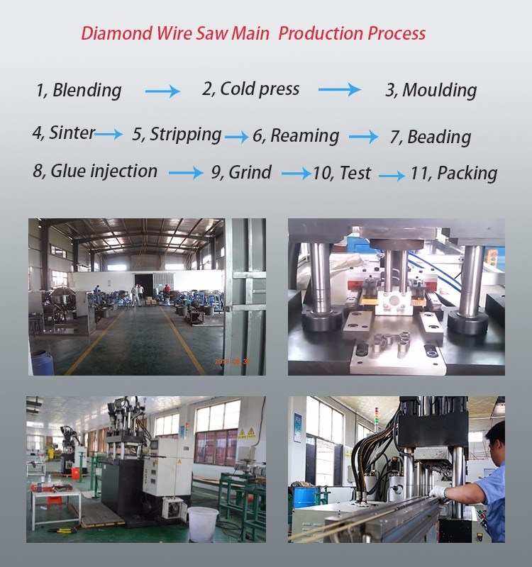 11.5mm Diamond Wire Saw for Granite Marble Quarry