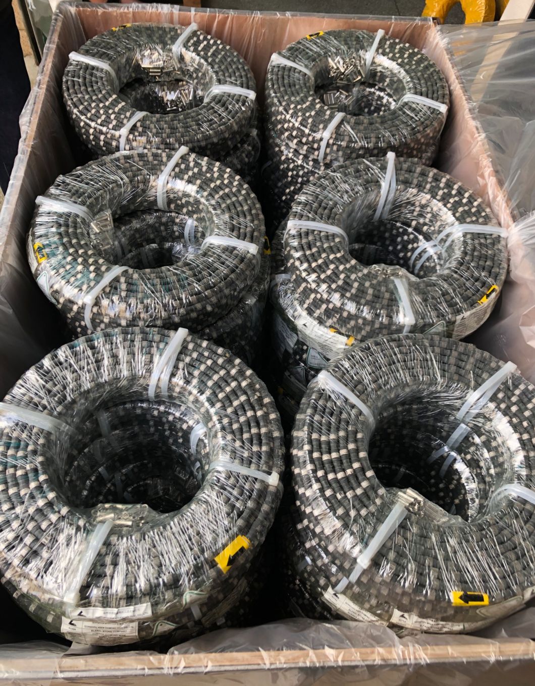 Green Concrete Cutting Diamond Cable Wire Saw