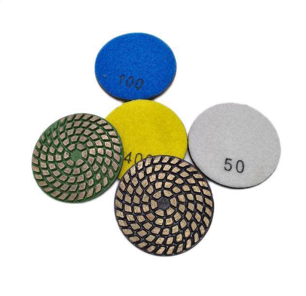 3 Inch Metal Polishong Pads for Concrete Floor