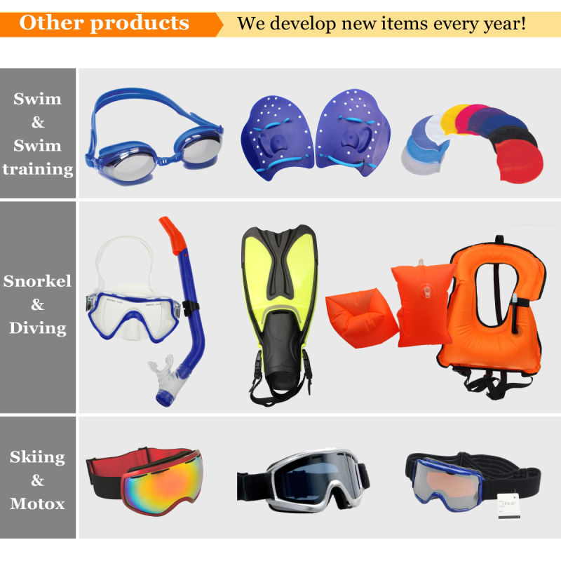 Electroplating Lenses Silicone Swim Goggles