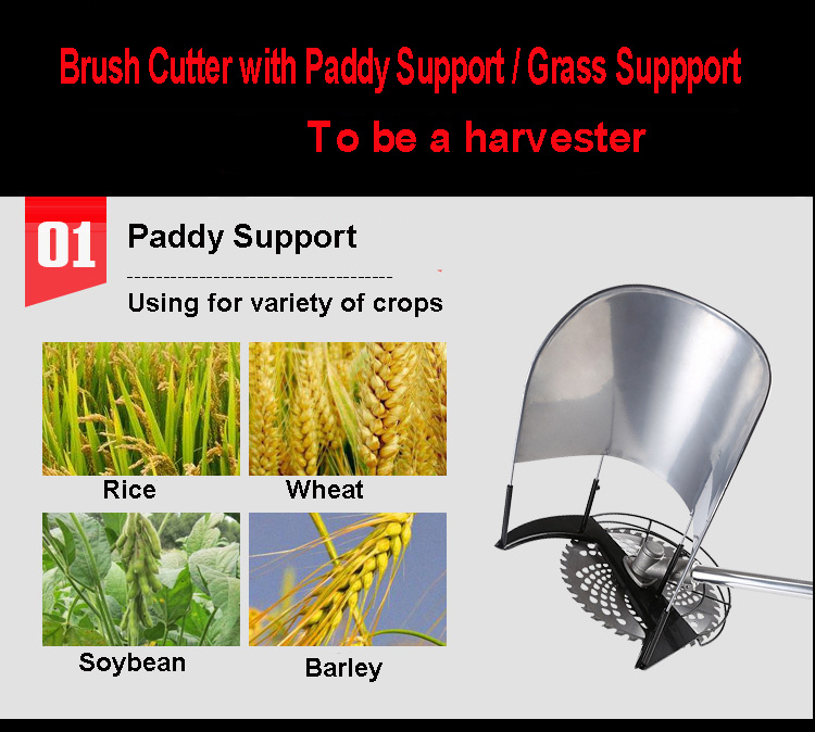 Emas 4 Stroke Brushcutter Backpack Paddy Cutter Harvestor Brush Cutter Gx35