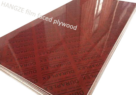 16mm 18mm Black Brown Red Blue Finger Joint Core Shuttering Film Faced Plywood for Concrete Formwork Construction Building