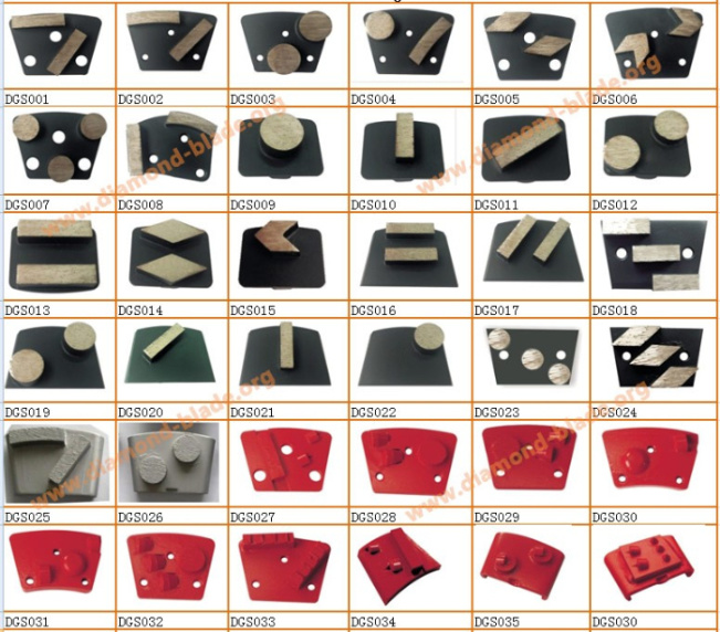Quality Diamond Grinding Shoes Grinding Segments Head for Concrete Floor