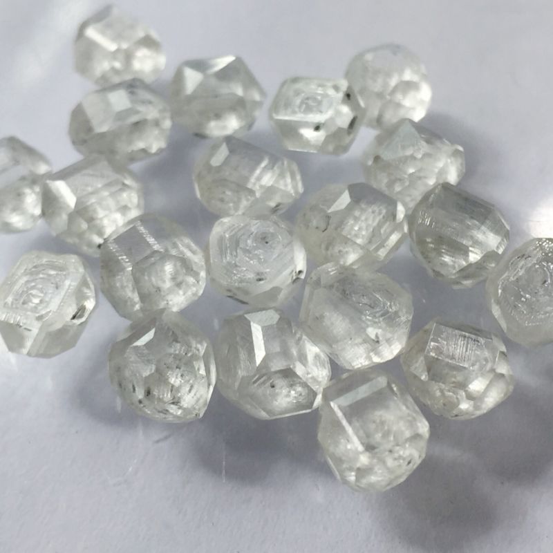 Abrasive Hpht Crystal Rough Uncut Diamond