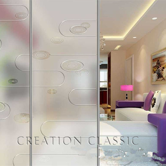 2mm-12mm Clear Acid Etched Glass/Sandblasted Glass/Colored Frosted Glass