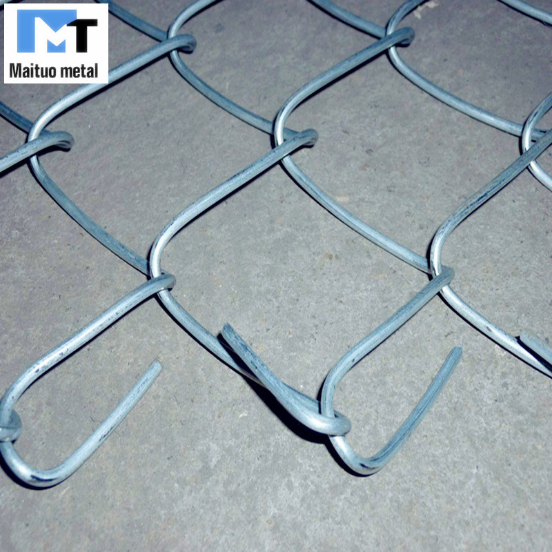 Diamond Wire Mesh Galvanized /PVC Coated Chain Link Fence /Gate