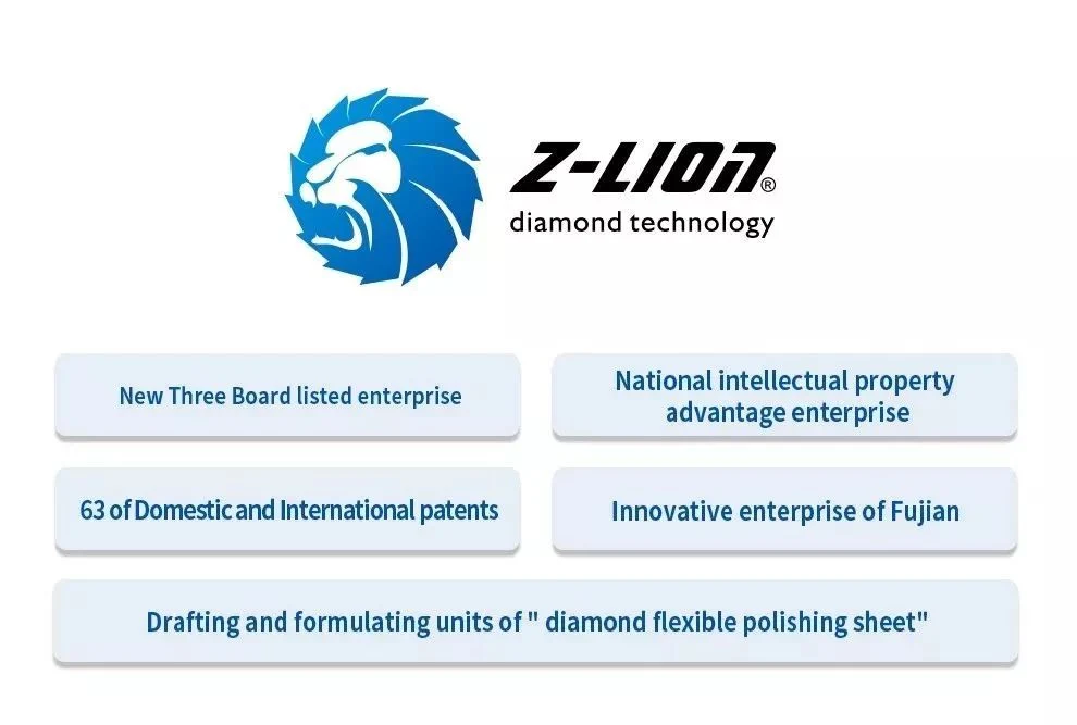 Z-Lion Resin Dry Diamond Abrasive Polishing Pads for Stone Granite Tiles Slabs Countertops
