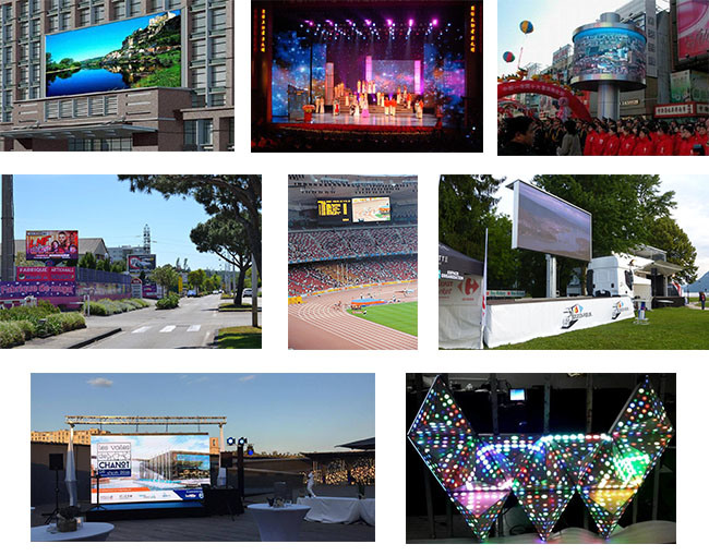 Outdoor Event Flexible LED Display P6 Flexible LED Video Display /Screen