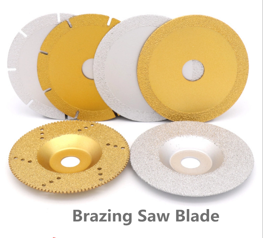 Cutting Grinding Disc Brazing Diamond Saw Blade for Cutting Stone/Ceramic