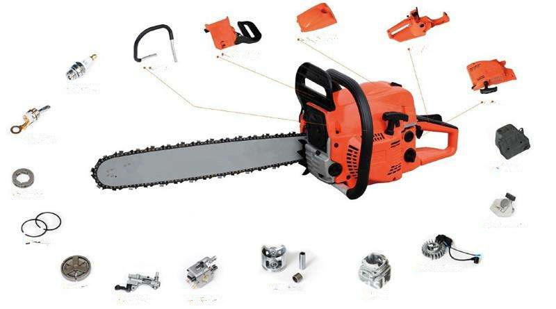Gasoline Chain Saw/Chainsaw 4500 for Wood Cutting