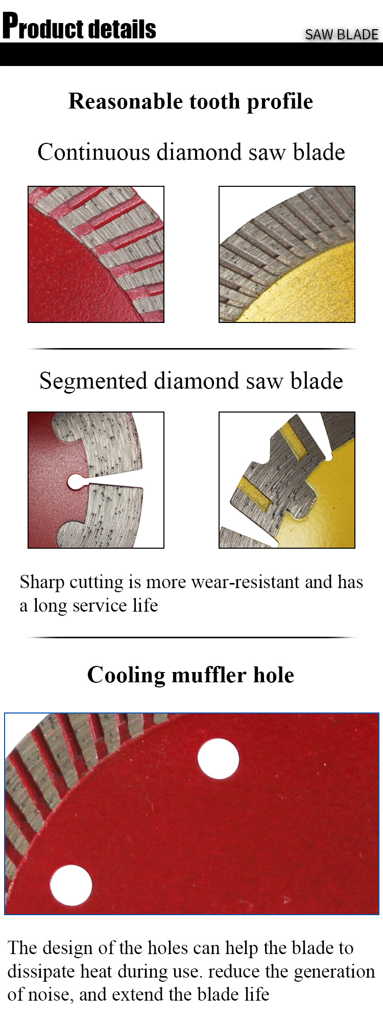 Diamond Multi Holes Saw Blade for Granite Marble Concrete Masonry Cutting Wheel