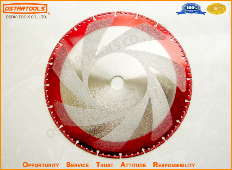 Multi Purpose Vacuum Brazed Diamond Cutting Disc