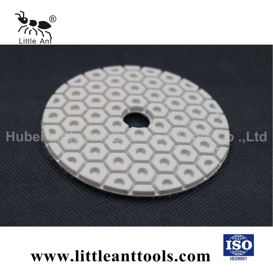 New 4'' 100mm Diamond Wet Polishing Pad (white) for Granite and Marble