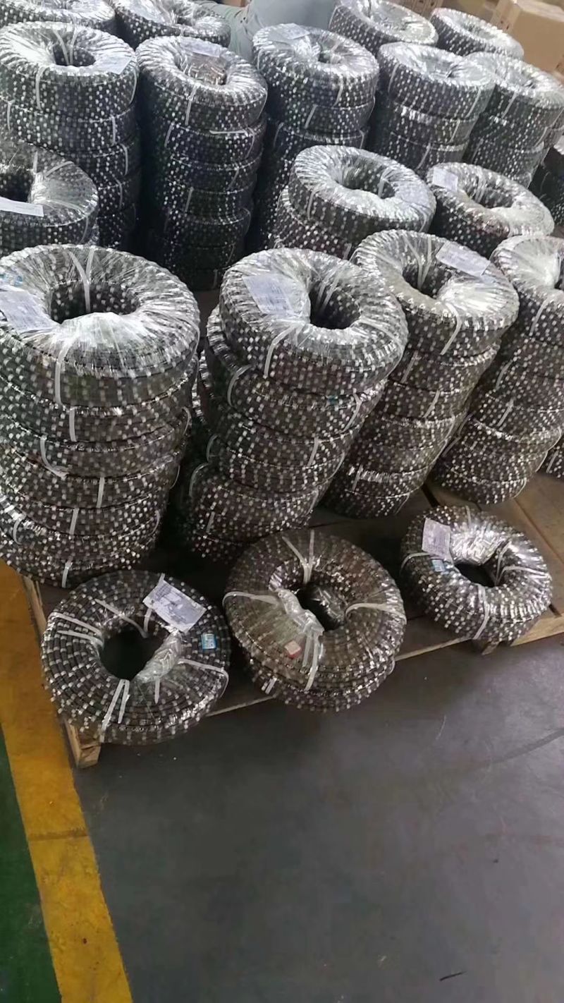 Rubber Coated Diamond Wire Saw for Stone Cutting