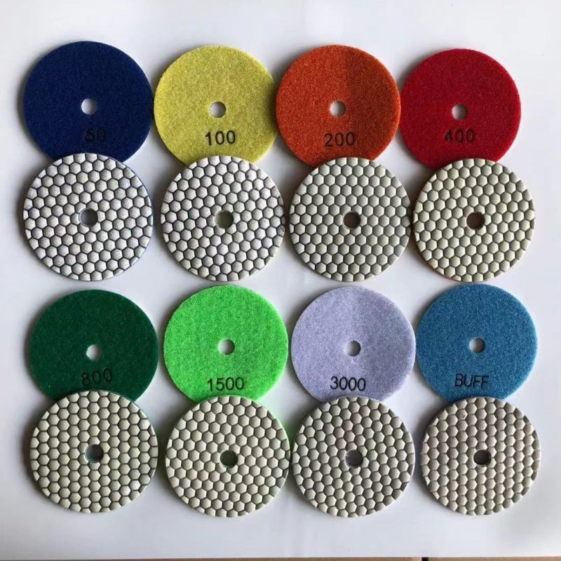 100mm High Dry Polishing Pad for Quartzite and marble