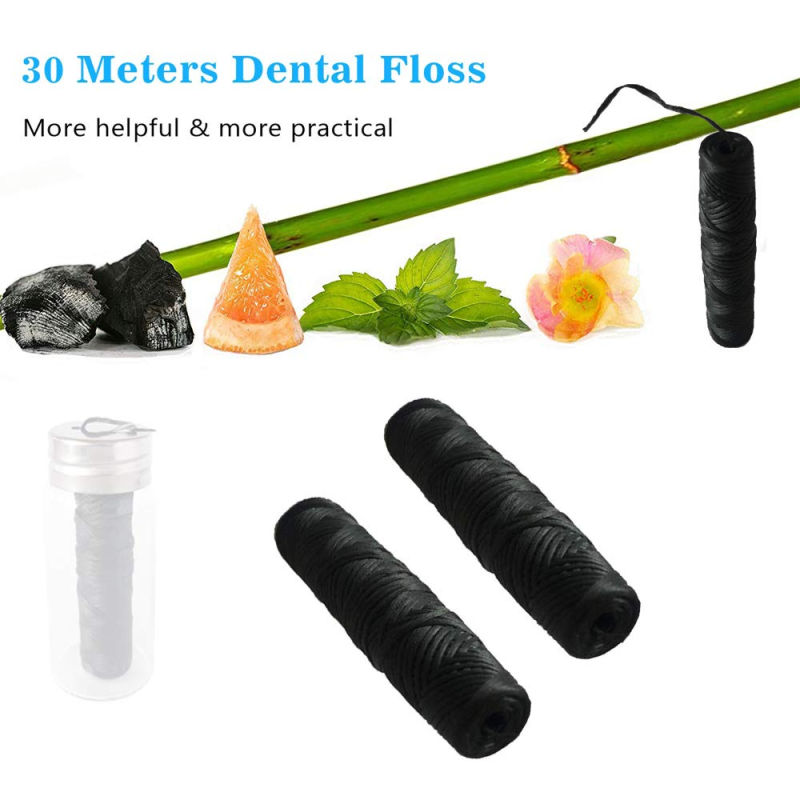 Paper Box Dental Floss Abrasive Dental Floss with Cutter