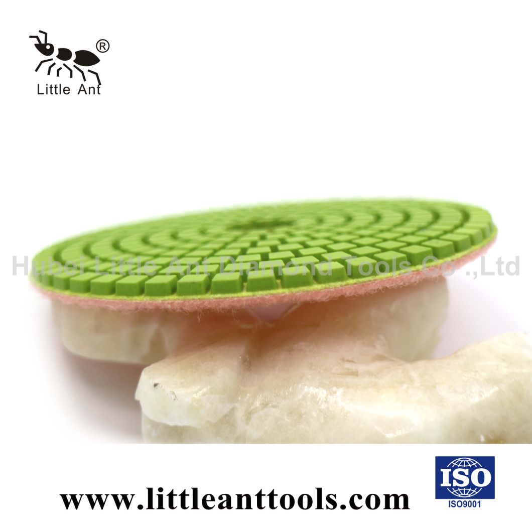 4 Inch 100mm Wet Polishing Pads for Granite and Marble