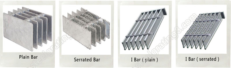 Stainless Steel or Hot DIP Galvanized Metal Floor Steel Bar Grating
