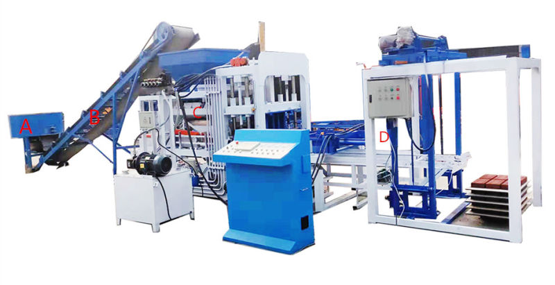 in Stock QT 4-18 Automatic Concrete Block Making Machine for Solid Block