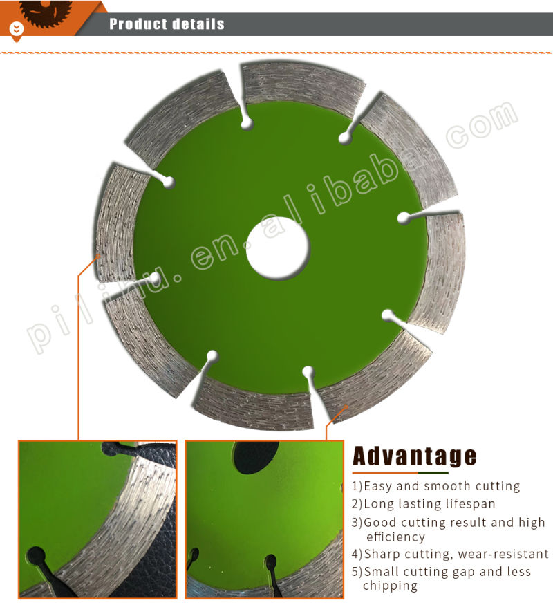 Diamond Segmented Dry Cutting Circular Saw Blade Cut Stone