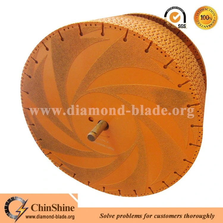 Sharp Vacuum Brazed Diamond Saw Blade for Steel and Metal Cutting Disc