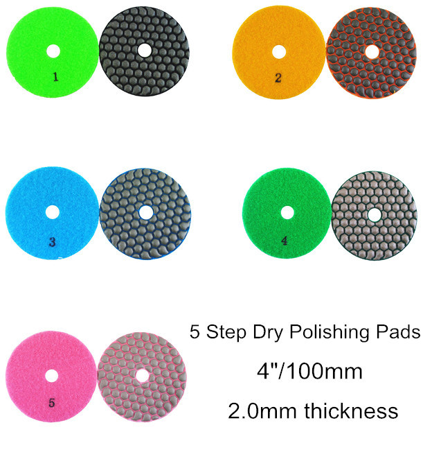4" Diamond Flexible Polishing Pads for Polishing and Grinding Stone