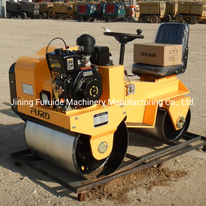 Ride on Double Drum Road Vibratory Roller Machine for Sale