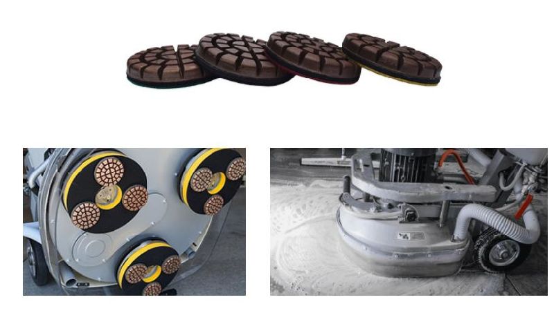 Diamond Tools for Grinding and Polishing Stone Floorsmarble, Granite and Other Natural Stones