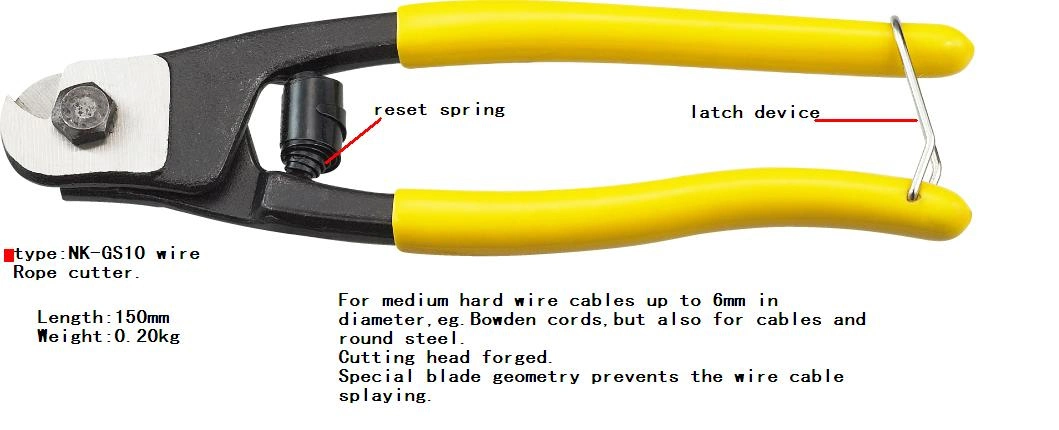 High Quality Mini Wire Rope Cutter Cable Cutter