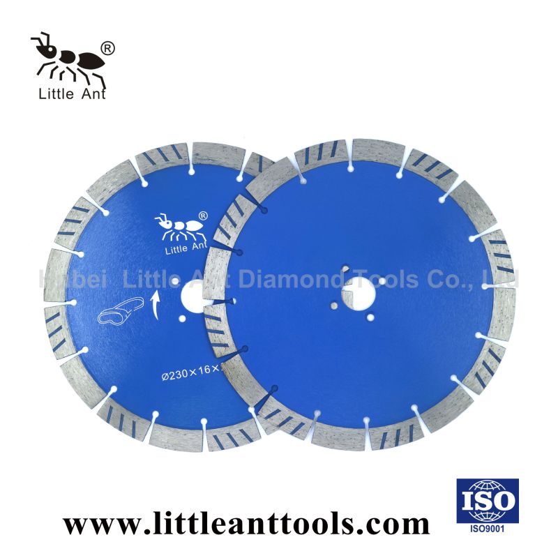 9"/230mm Diamond Tool Diamond Saw Blade Cutting Tools Blue Stone Diamond Sintered Saw Blade