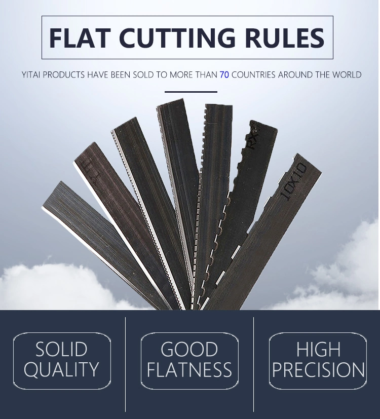 Flat Die Making Steel Cutting Rule Blades Die Cutting Creasing Knife