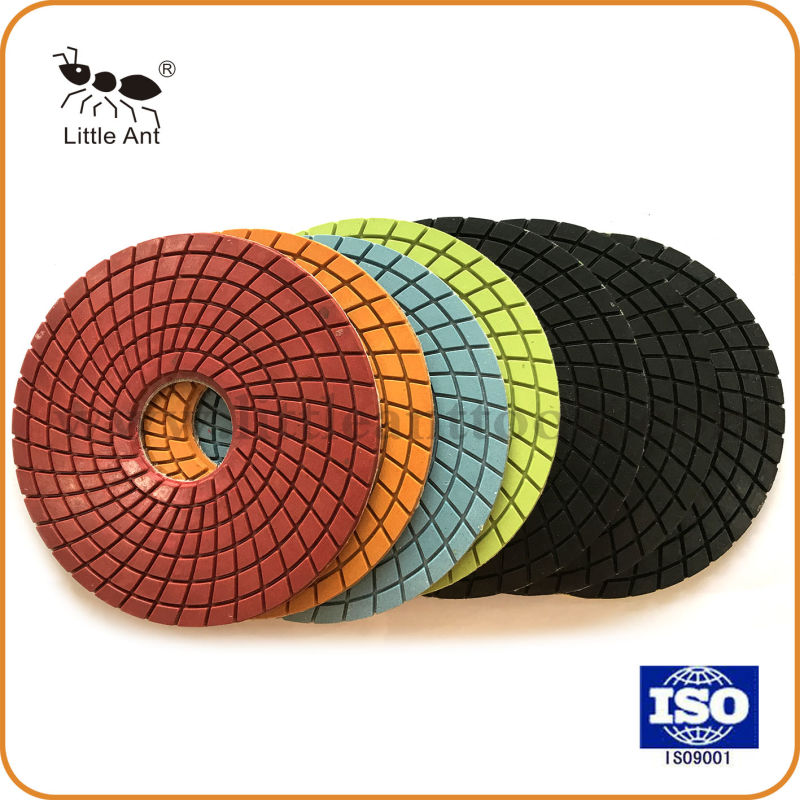 Hot Sale Diamond Wet Polishing Pads for Concrete Granite Marble Floor, 50 to 3000 Grit