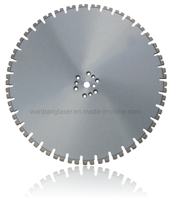 Laser Welded Diamond Wall Saw Blades for Concrete / Reinforced Concrete