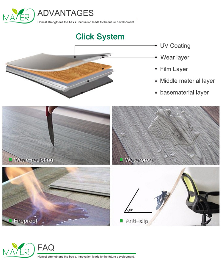 Loose Lay Flooring PVC Vinyl Flooring Click EVA Pad IXPE Pad