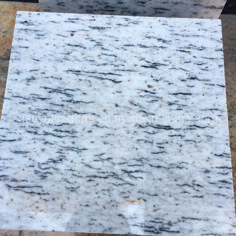 Flamed Gardenia White Granite, Graniet Flooring Tiles for Landcacpe